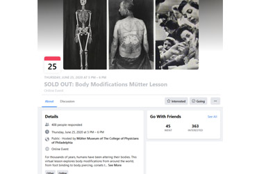 June 25 2020: Body Modifications Mütter Lesson (Virtual Event)