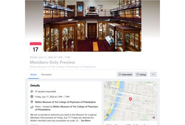 July 17 2020: The Mütter Museum reopens for a Members-Only Preview