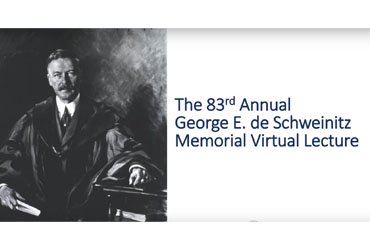 December 3 2020: The Eighty-Third Annual George E. de Schweinitz Memorial Virtual Lecture – “Five Decades of Eye Pathology”